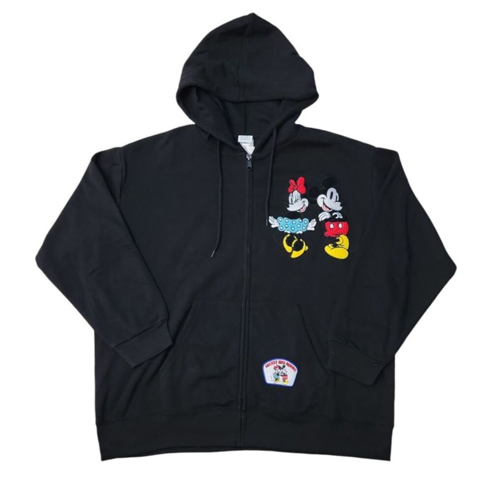 Minnie/Mickey - Women's Character Lightweight Brushed Soft Fleece Full Zip Hoodi